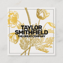 Vintage Gulfenolja Blommigt