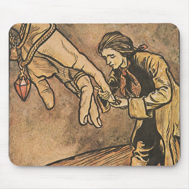 Vintage Gullivers resor av Arthur Rackham Musmatta (Framsidan)