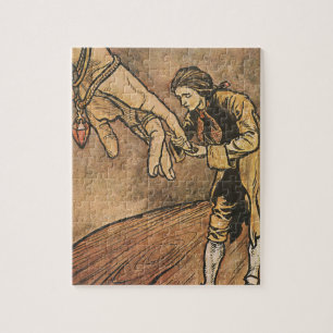 Vintage Gullivers resor av Arthur Rackham Pussel