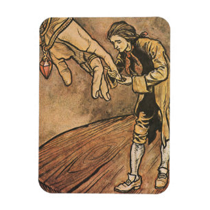 Vintage Gullivers Travels av Arthur Rackham Magnet