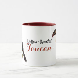 Vintage gulnäbbad tukan mugg