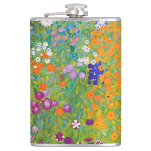 Vintage Gustav Klimt stilhage blomsterkonst Fickplunta