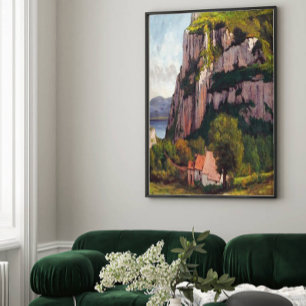 Vintage Gustave Courbet Sten i Hautepierre Canvastryck