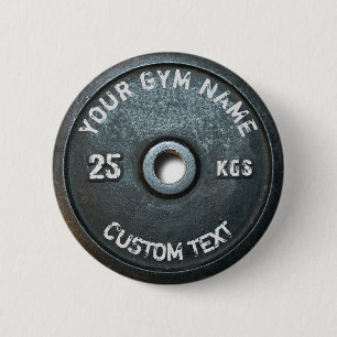 Vintage Gym Owner eller User with Fitness Funny Knapp
