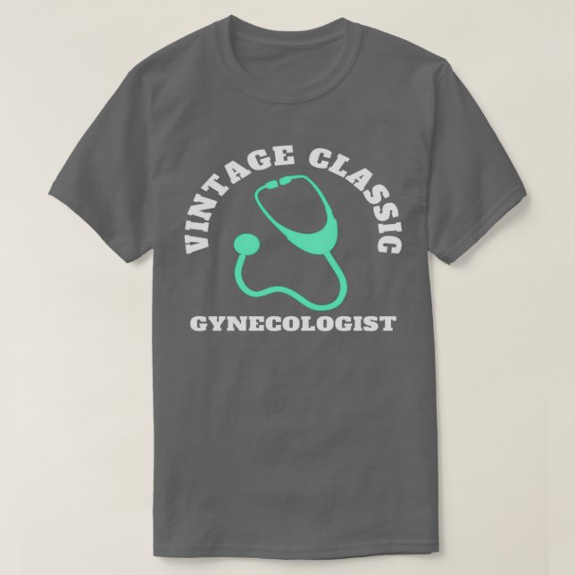 Vintage Gynecologist T Shirt (Design framsida)