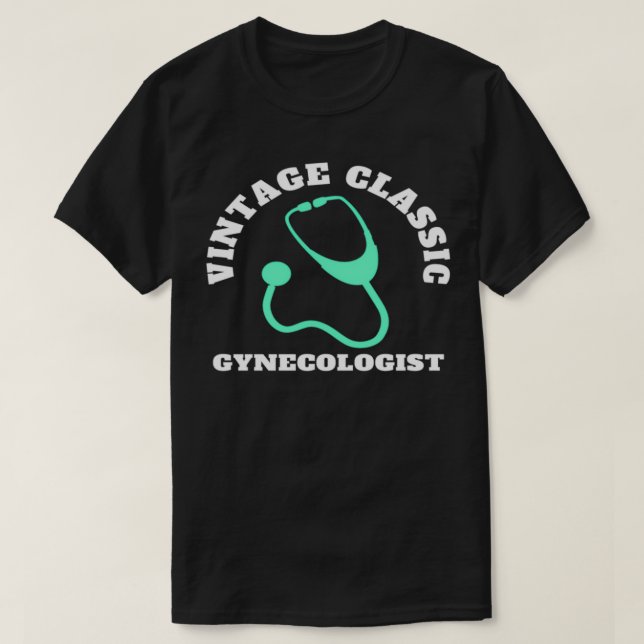 Vintage Gynekolog 1 T Shirt (Design framsida)