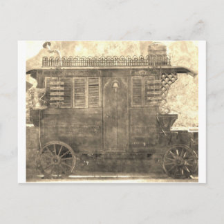 Vintage Gypsy Wagon Vykort