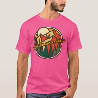 Vintage Hackleburg Alabama-berget Hiking Souveni T Shirt