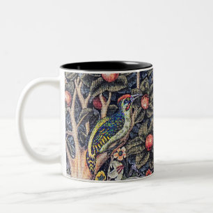 Vintage Hackspettfloral gobeläng William Morris Två-Tonad Mugg