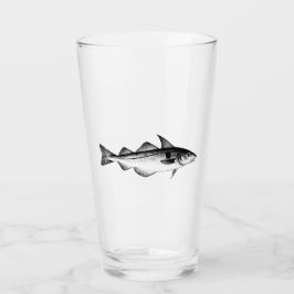 Vintage Haddock Fish Glaskopp