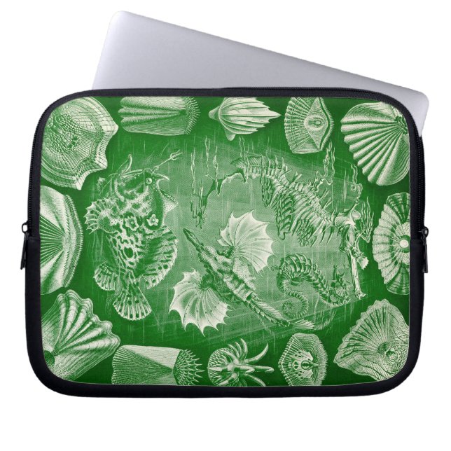 Vintage Haeckel Laptop Sleeve (Framsidan)