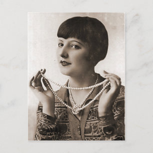 Vintage Hair Stil (6) Vykort