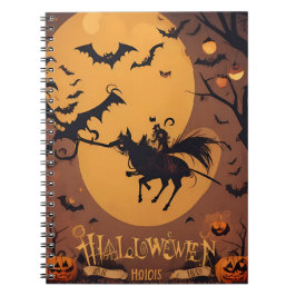 vintage halloween-anteckningsbok anteckningsbok