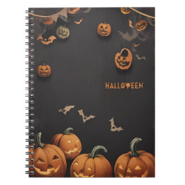 vintage halloween-anteckningsbok anteckningsbok