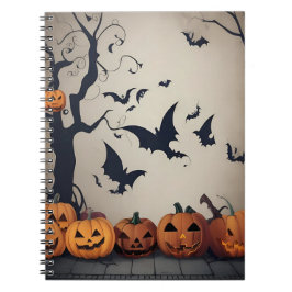 vintage halloween-anteckningsbok anteckningsbok