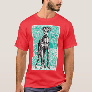 Vintage Halloween Art Greyhound 1 T Shirt