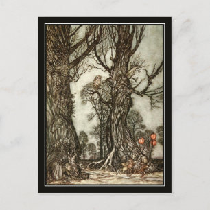 Vintage Halloween Arthur Rackham The Fairy Boll Vykort