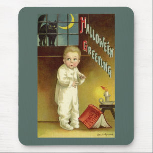 Vintage Halloween av Ellen Clapsaddle, Ghost Story Musmatta