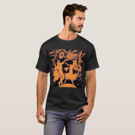 Vintage Halloween avbildar manar T-skjortan Tee Shirt