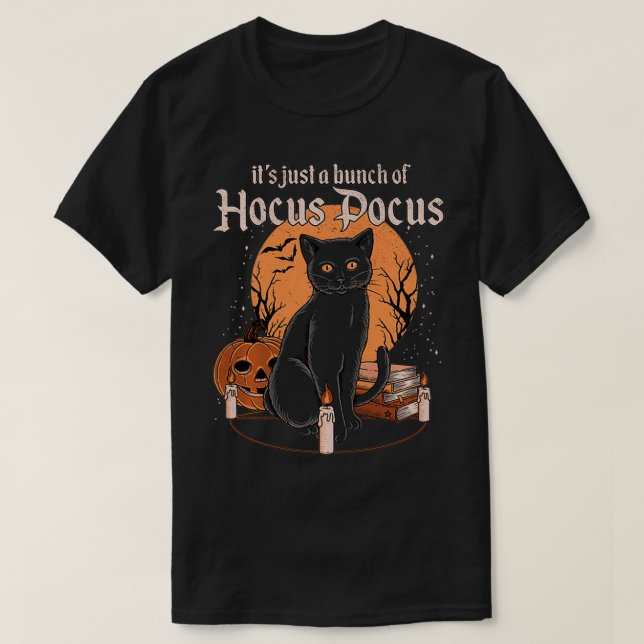 Vintage Halloween Black... T Shirt (Design framsida)