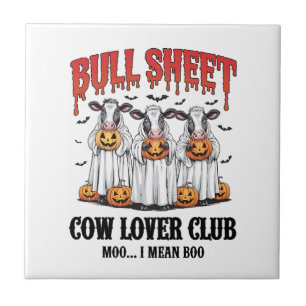Vintage Halloween Bull-ark Kakelplatta