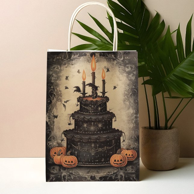 Vintage Halloween Cake Birthday (Skapare uppladdad)