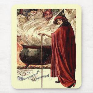 Vintage Halloween Cauldron Magic Musmatta