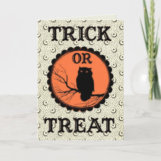 Vintage Halloween Collage - kort