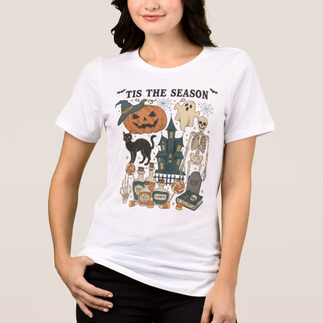 Vintage Halloween Comfort T Shirt | Retro  (Framsida)