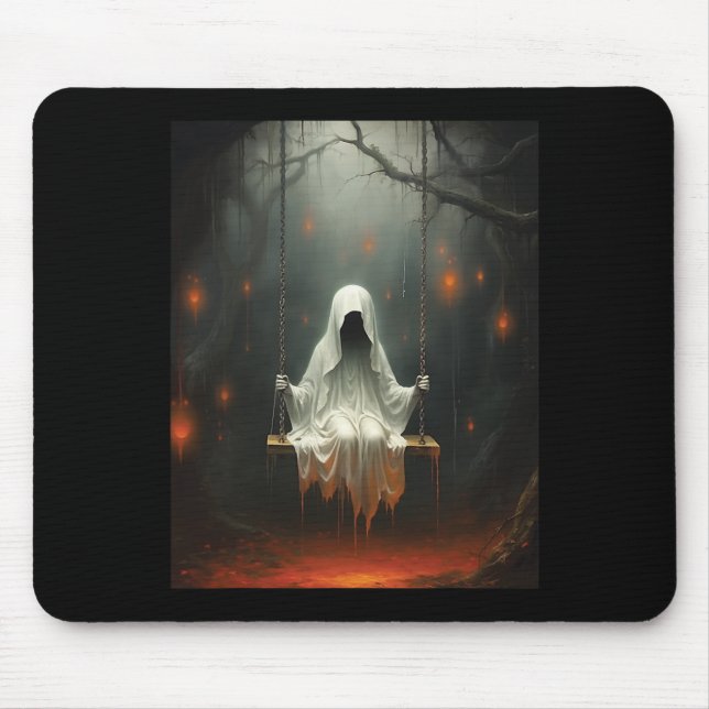 Vintage Halloween Costume Ghost Swing Musmatta (Framsidan)