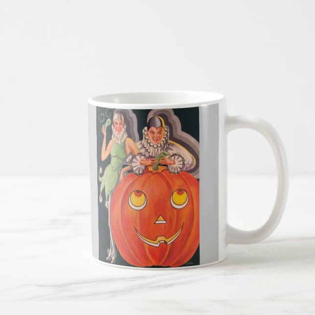 Vintage Halloween Costume Party Kaffemugg (Höger)