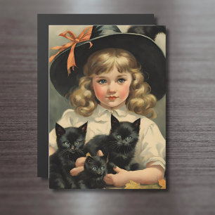 vintage Halloween cutin no3 - magnetiskt kort