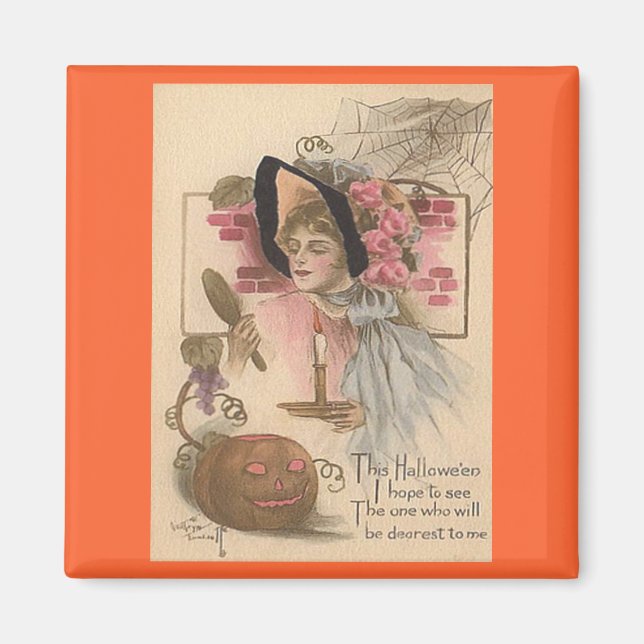 Vintage Halloween Dearest Magnet (Framsidan)