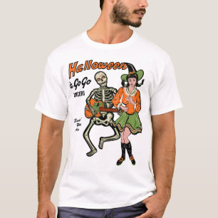 Vintage Halloween enGå dansareskjorta T Shirt