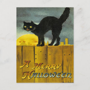 Vintage Halloween Ephemera Vykort