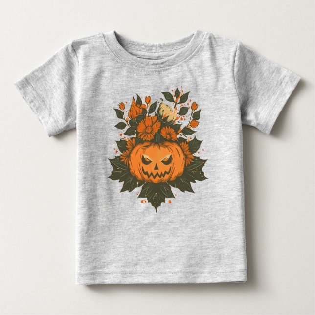 Vintage/Halloween/Fall/pumpa T Shirt (Framsida)