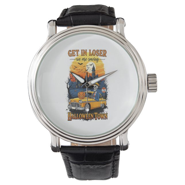 Vintage Halloween-film Armbandsur (Framsida)