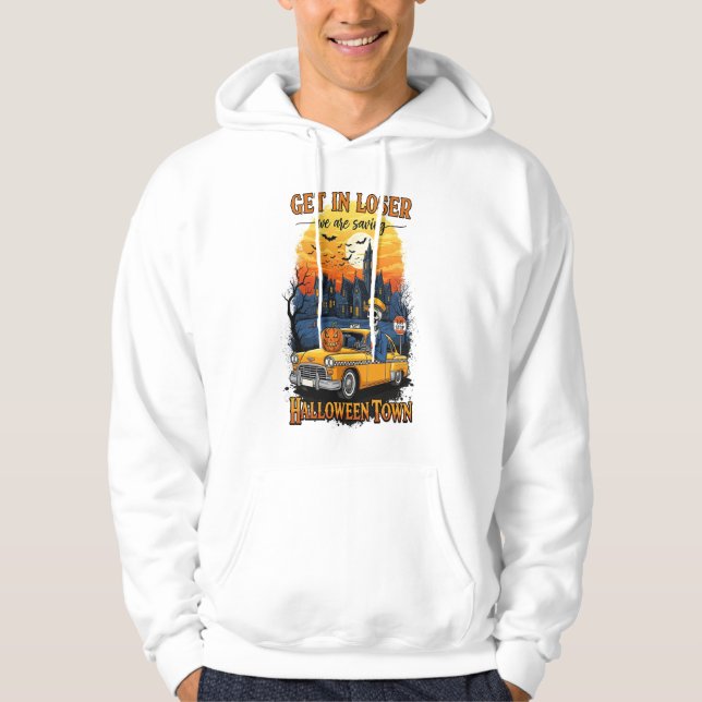 Vintage Halloween-film Hoodie (Framsida)