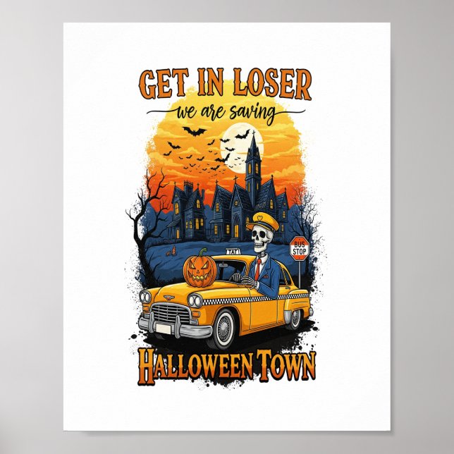 Vintage Halloween-film Poster (Framsidan)