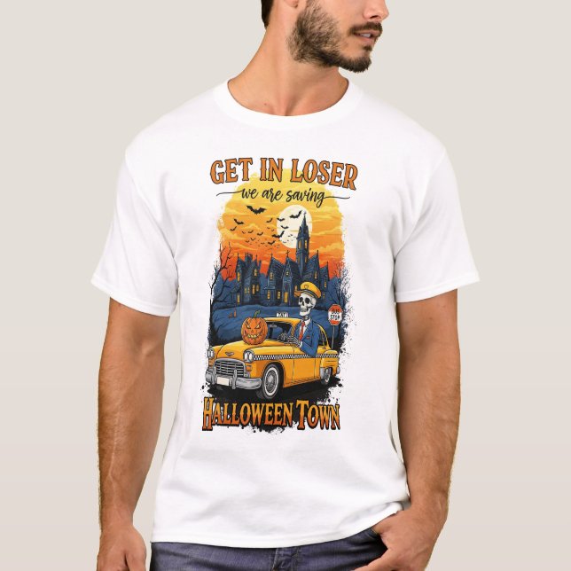 Vintage Halloween-film T Shirt (Framsida)