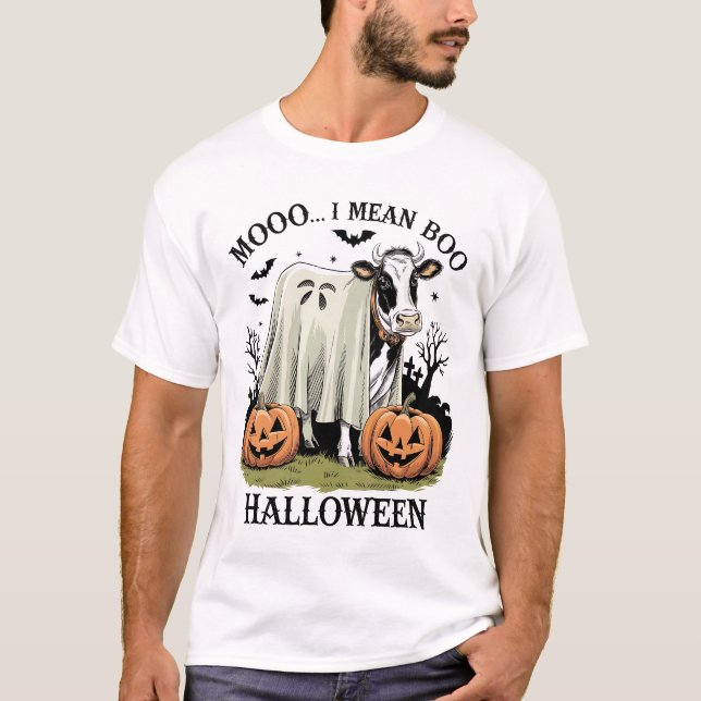 Vintage Halloween gårdsko T Shirt (Framsida)