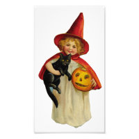 Vintage Halloween Girl
