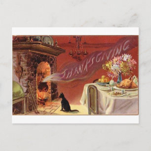 Vintage Halloween Greeting Cards Classic Poster Vykort