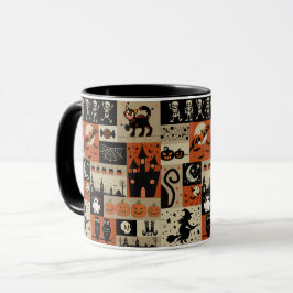 Vintage Halloween, Halloween nostalgia Mugg