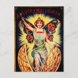 Vintage Halloween-Helgdag-vykort Helg Vykort