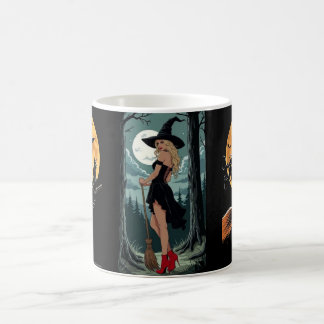 Vintage Halloween-illustration 2026 Kaffemugg