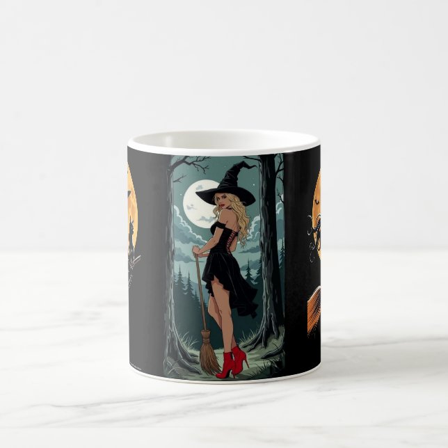 Vintage Halloween-illustration 2026  Kaffemugg (Center)