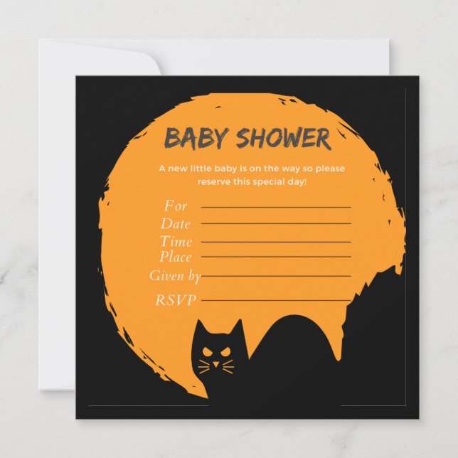 Vintage Halloween Inbjudningar (Framsida)