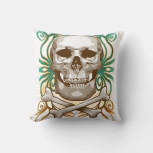 Vintage Halloween Kor Skullkudde Kudde