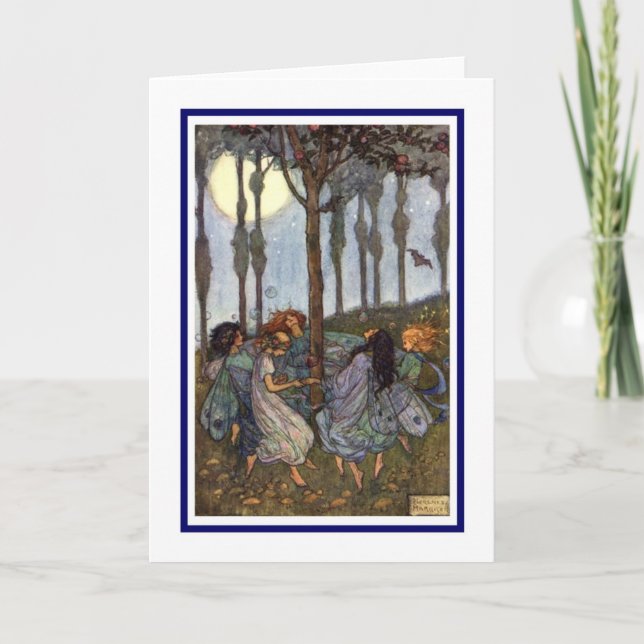 Vintage Halloween Kort (Framsida)